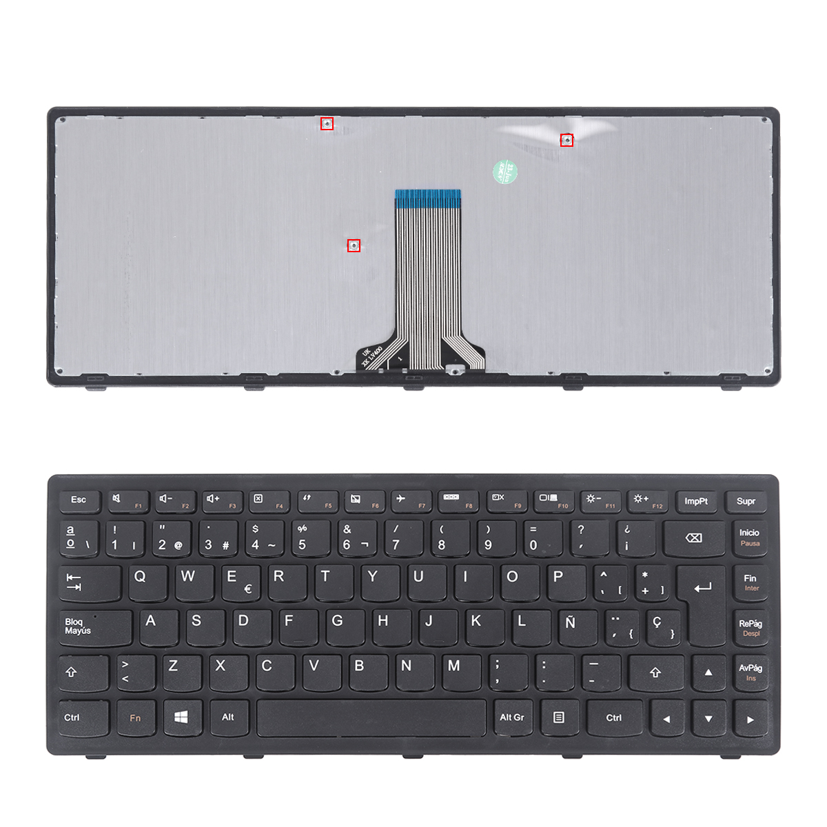 Picture of New Replacement Laptop Keyboard For keyboard LENOVO flex 14 G400S BLACK FRAME SP Layout